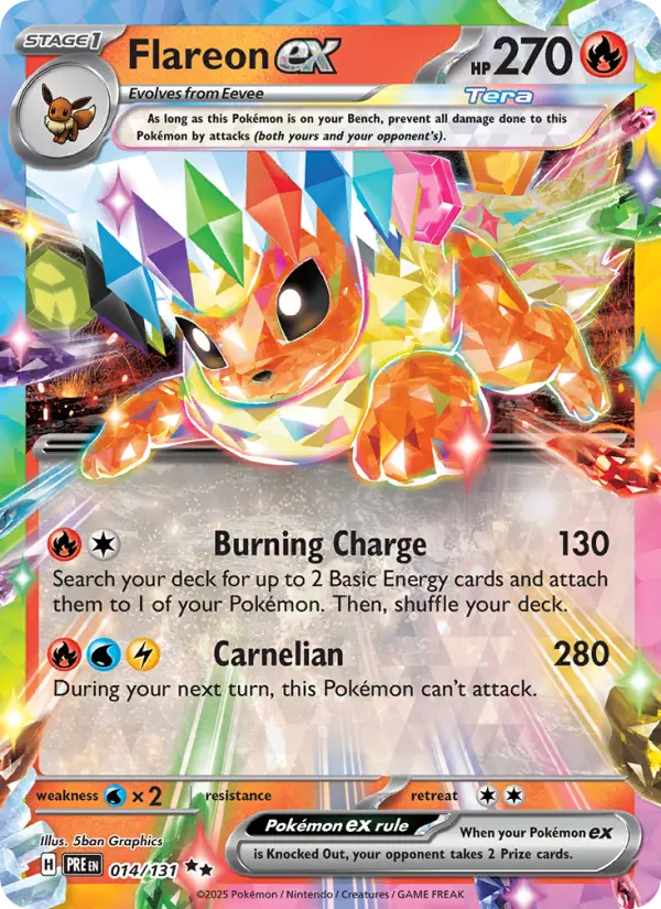 Flareon ex from sv08.5