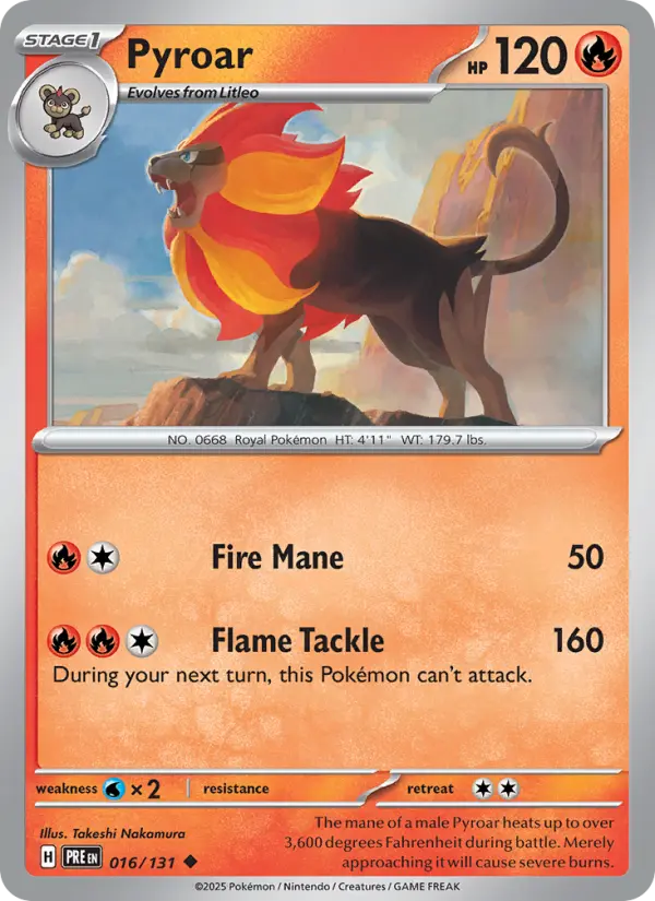 Pyroar from sv08.5