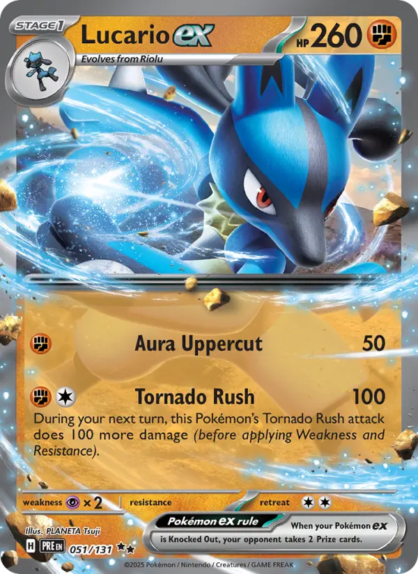 Lucario ex from sv08.5