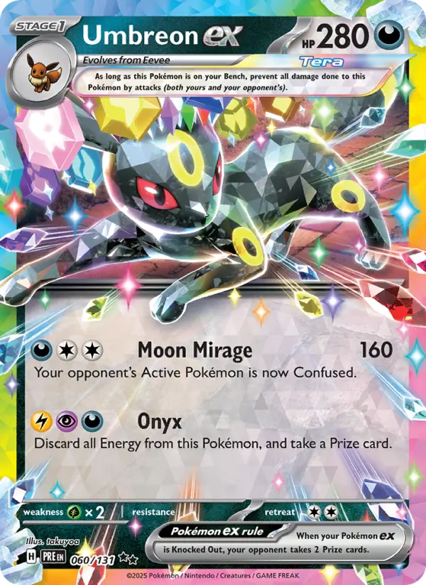 Umbreon ex from sv08.5