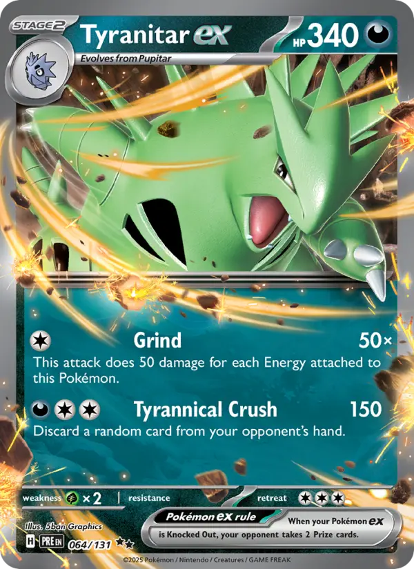 Tyranitar ex from sv08.5