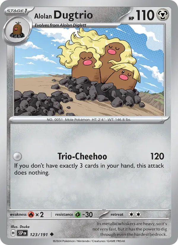 Alolan Dugtrio from sv08