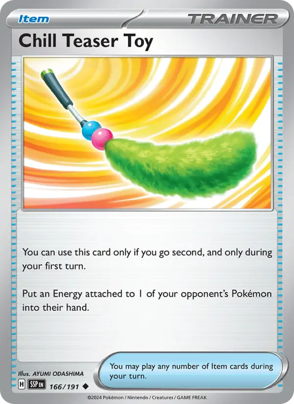 Chill Teaser Toy Pokemon card from Surging Sparks