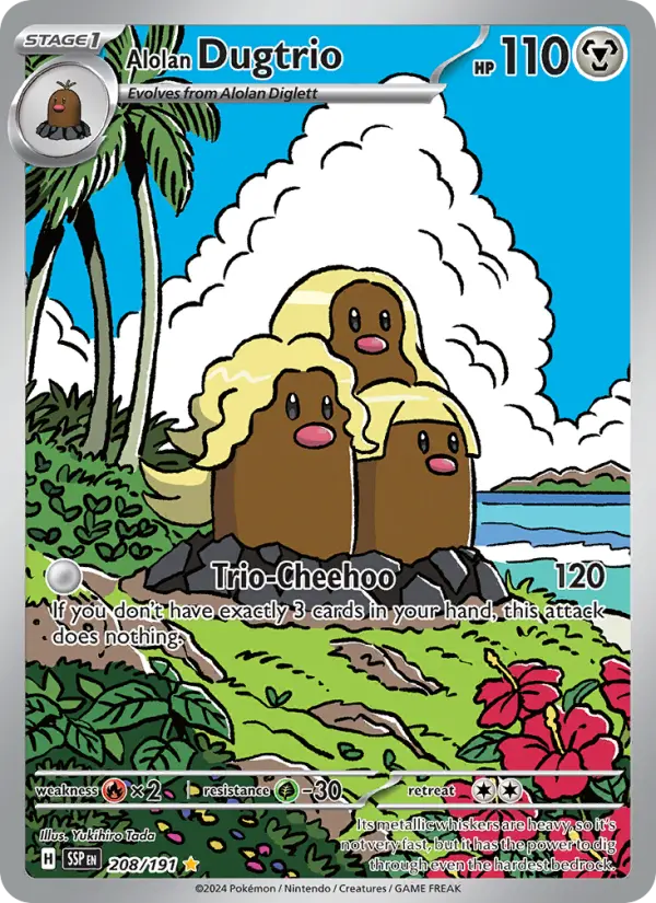 Alolan Dugtrio from sv08