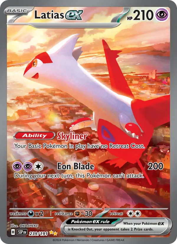 Latias ex from sv08
