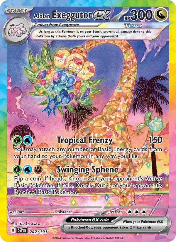 Alolan Exeggutor ex from sv08