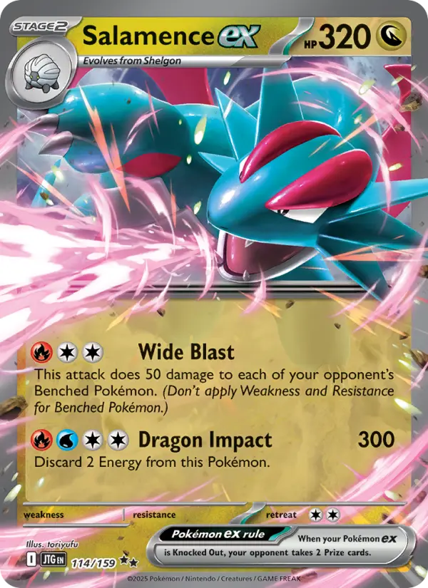 Salamence ex from sv09
