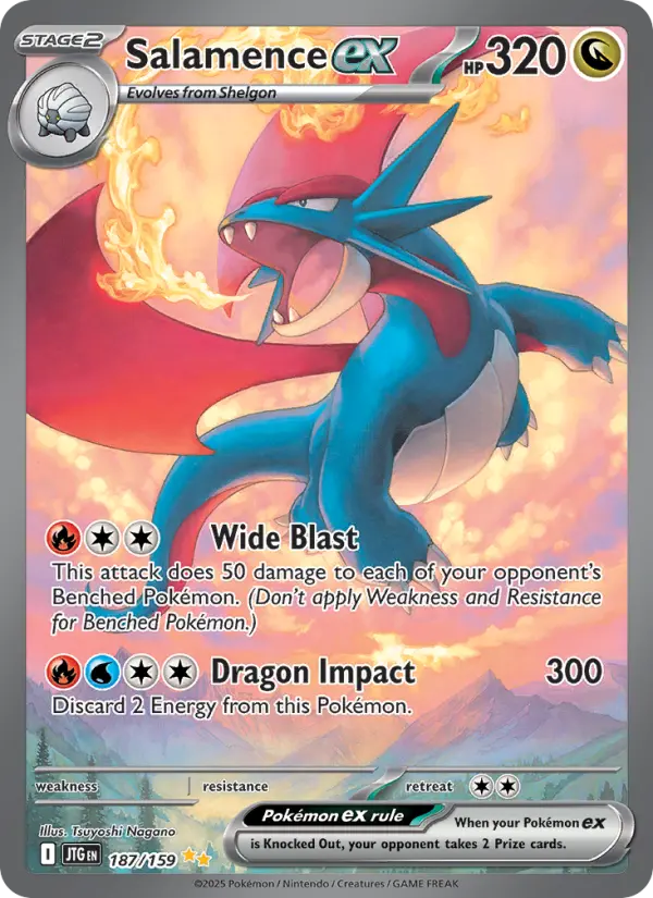 Salamence ex from sv09