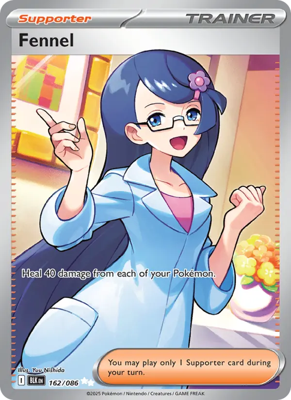 Fennel Pokemon card from Black Bolt