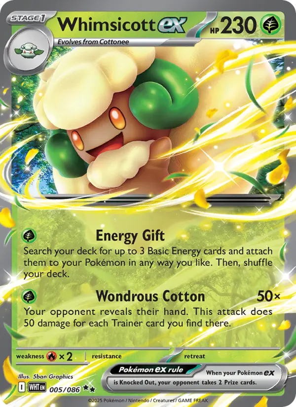 Whimsicott ex from sv10.5w