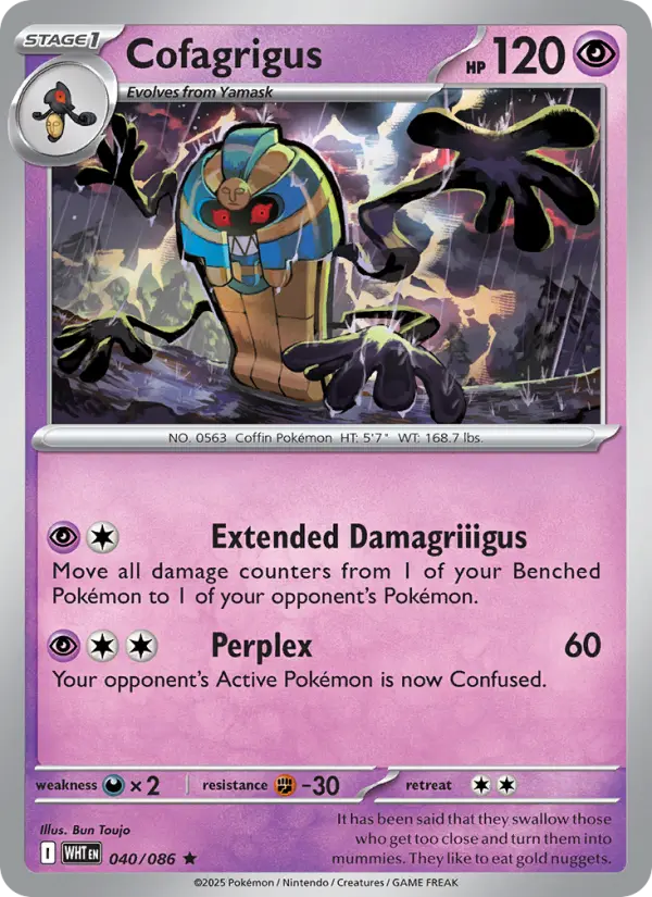 Cofagrigus from sv10.5w