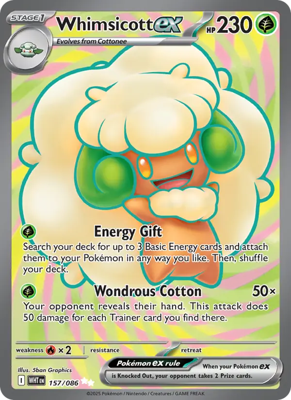 Whimsicott ex from sv10.5w
