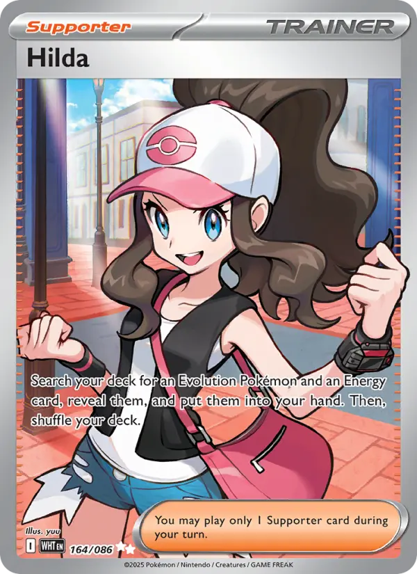 Hilda Pokemon card from White Flare