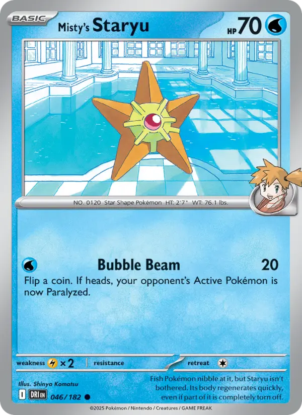 Misty's Staryu from sv10