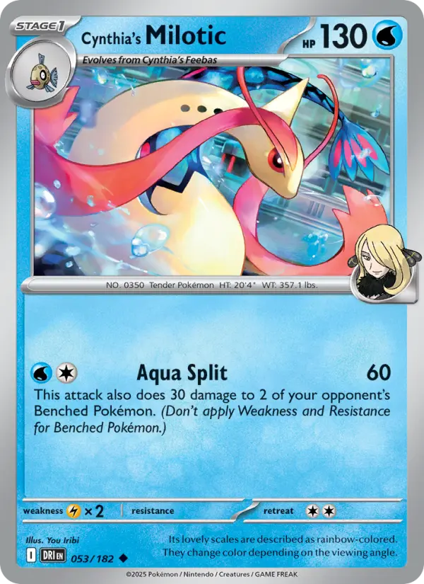 Cynthia's Milotic from sv10