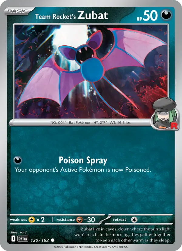 Team Rocket's Zubat from sv10