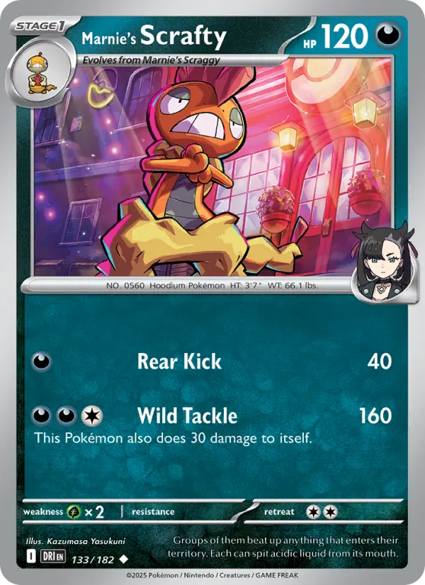 Marnie's Scrafty from sv10