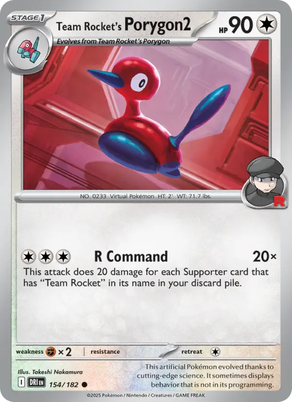 Team Rocket's Porygon2 from sv10