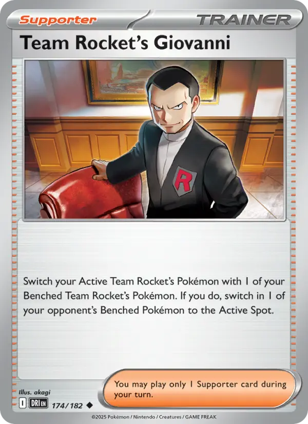 Team Rocket's Giovanni from sv10