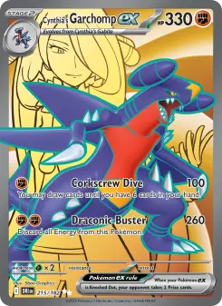 Cynthia's Garchomp ex #215