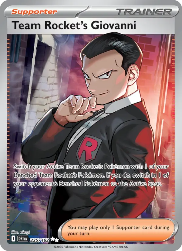 Team Rocket's Giovanni from sv10