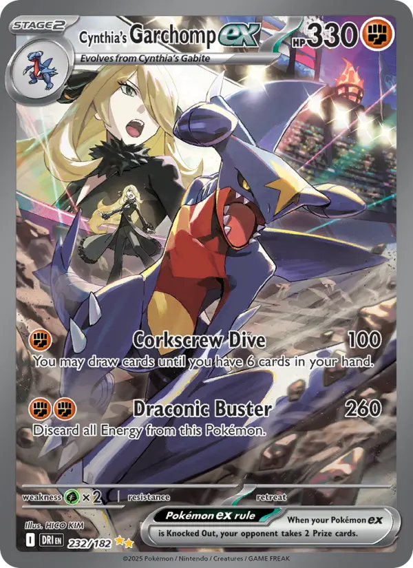 Cynthia's Garchomp ex from sv10
