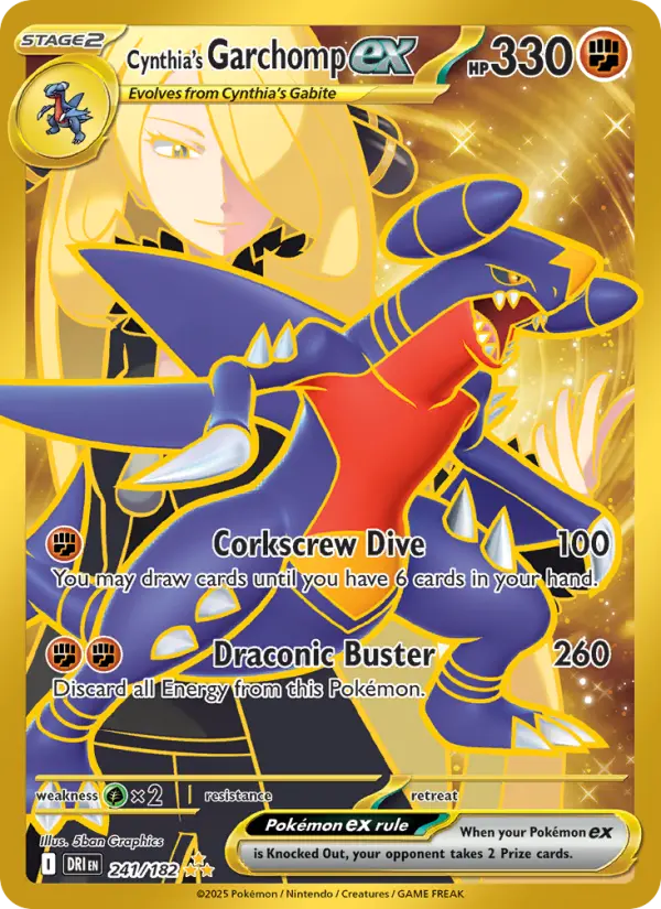 Cynthia's Garchomp ex from sv10