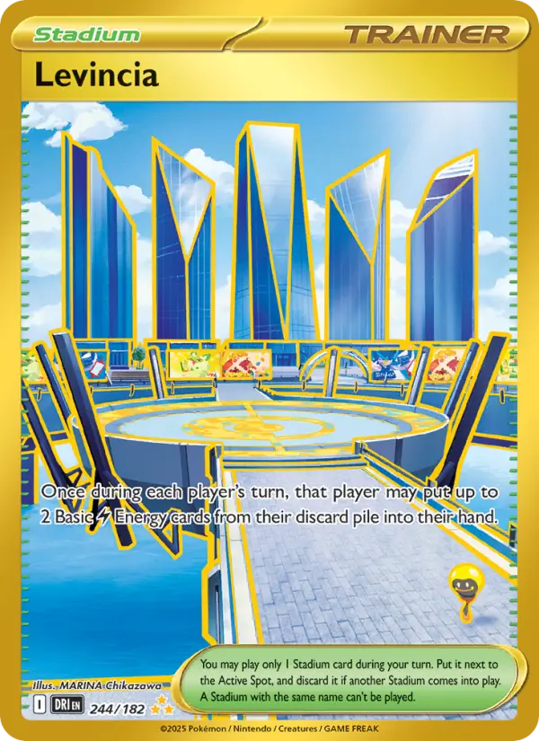 Levincia Pokemon card from Destined Rivals