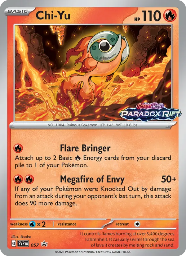 Chi-Yu Pokemon card from SVP Black Star Promos