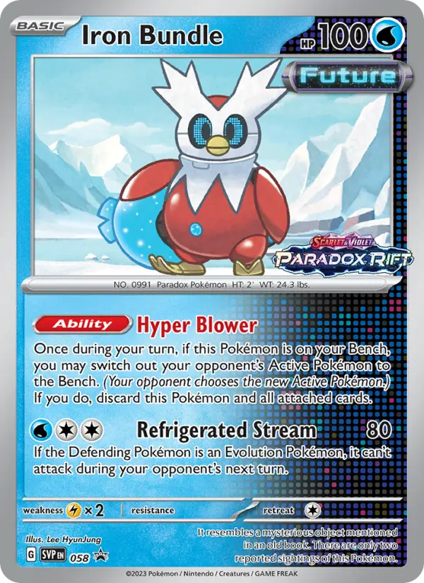 Iron Bundle Pokemon card from SVP Black Star Promos