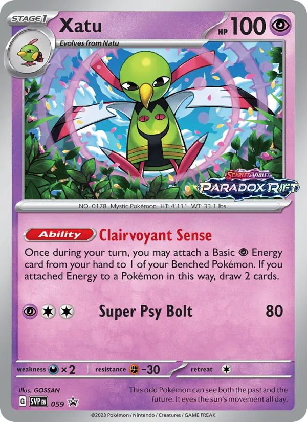 Xatu from svp