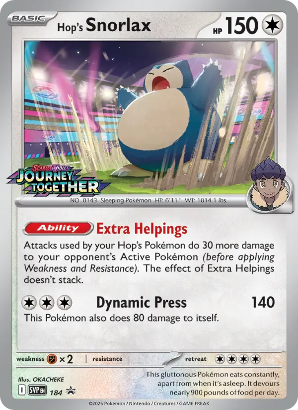 Hop's Snorlax from svp