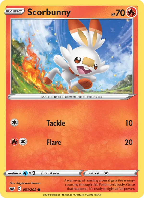 Scorbunny from swsh1