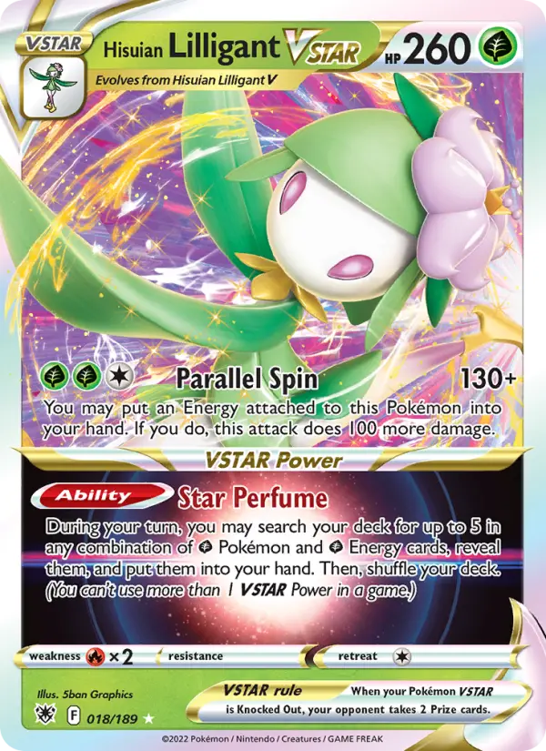 Hisuian Lilligant VSTAR from swsh10