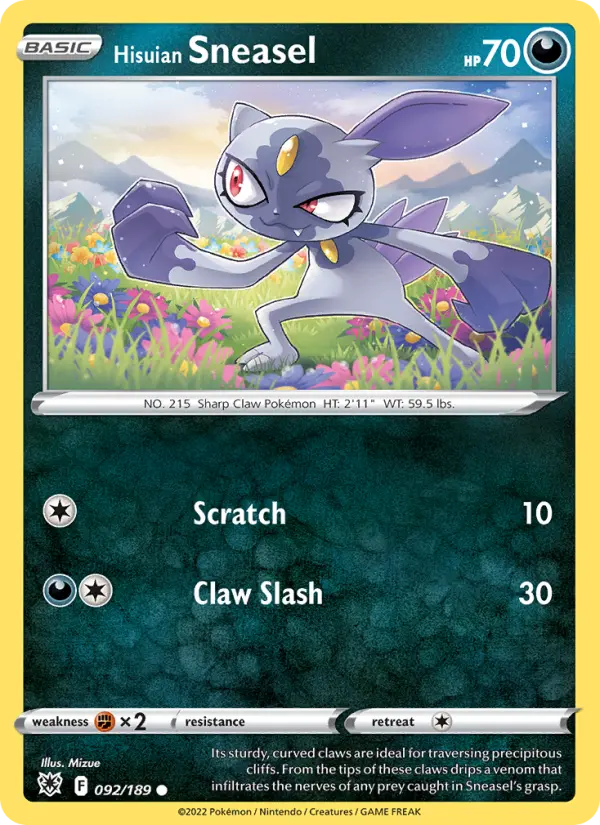 Hisuian Sneasel from swsh10