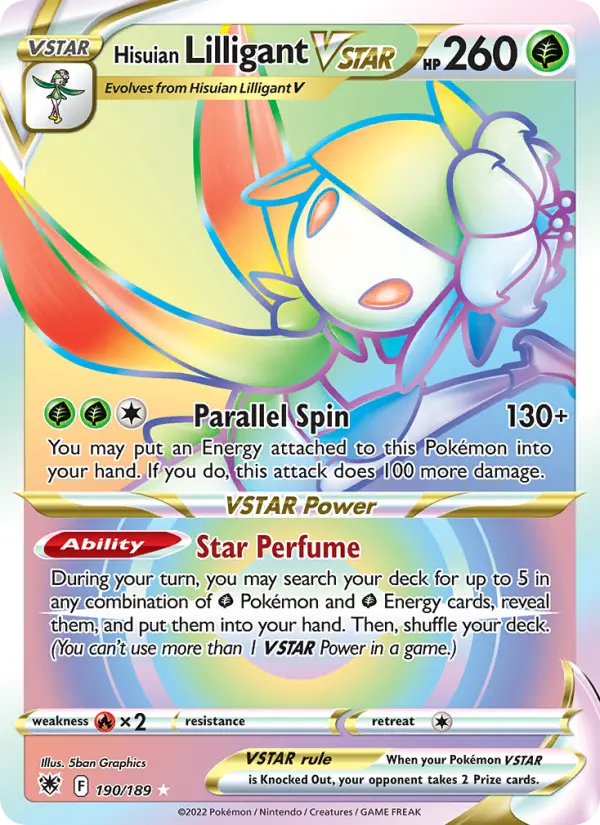 Hisuian Lilligant VSTAR from swsh10