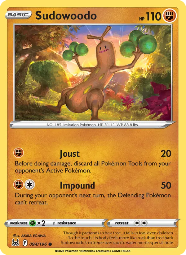 Sudowoodo from swsh11