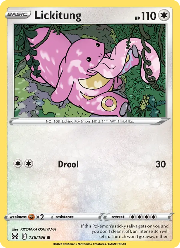 Lickitung from swsh11
