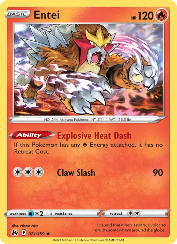 Entei from swsh12.5