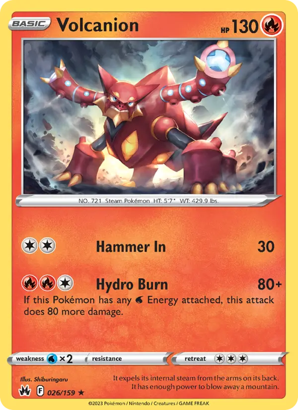 Volcanion from swsh12.5