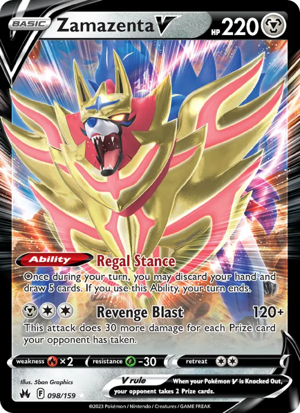 Zamazenta V from swsh12.5