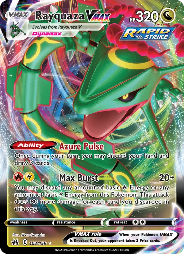 Rayquaza VMAX from swsh12.5