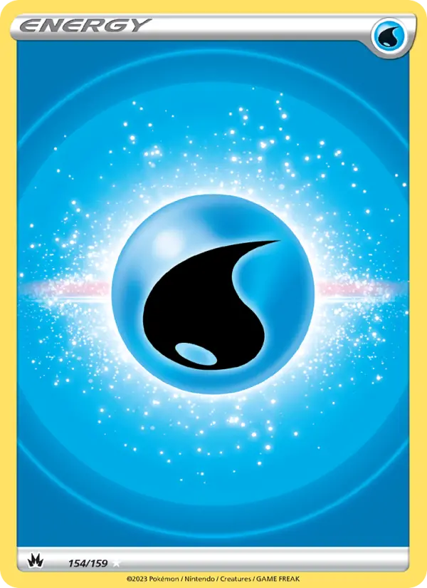 Water Energy Pokemon card from Crown Zenith