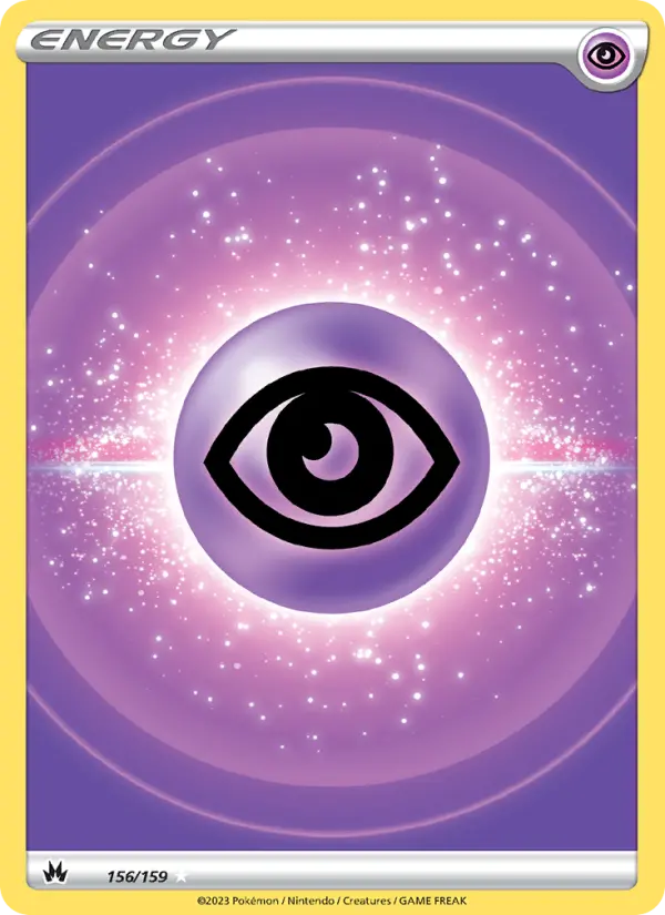 Psychic Energy Pokemon card from Crown Zenith