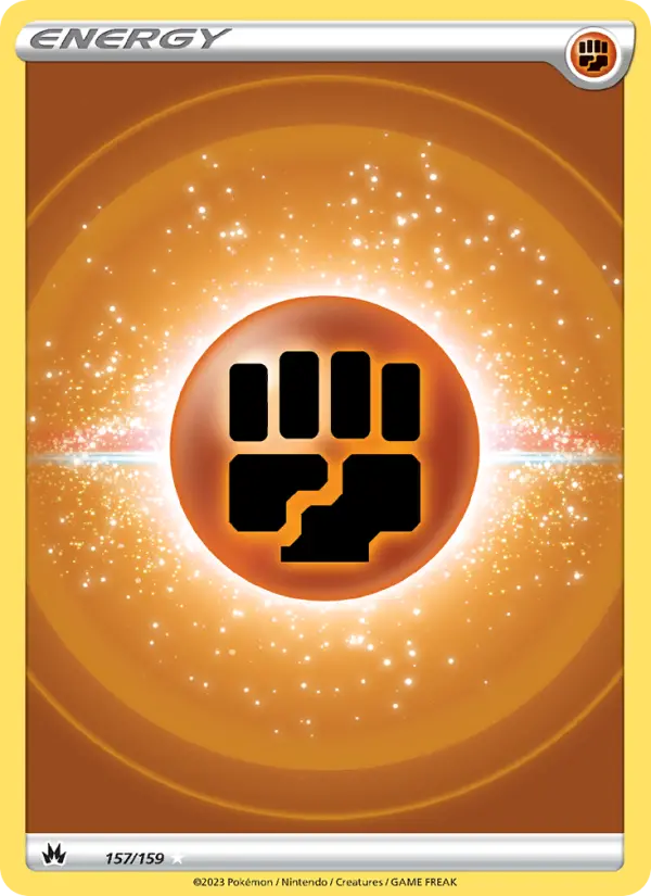 Fighting Energy Pokemon card from Crown Zenith