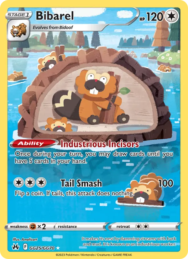 Bibarel from swsh12.5