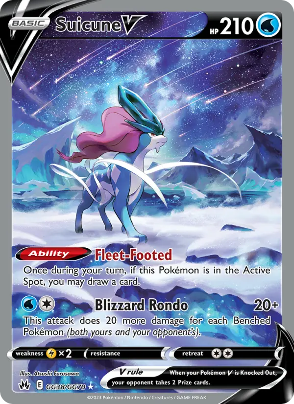 Suicune V from swsh12.5