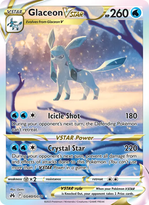 Glaceon VSTAR from swsh12.5