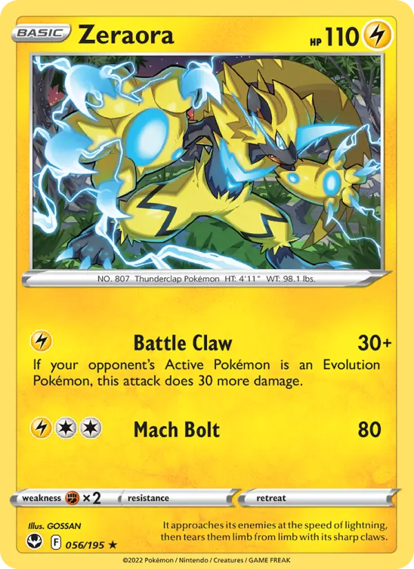 Zeraora from swsh12