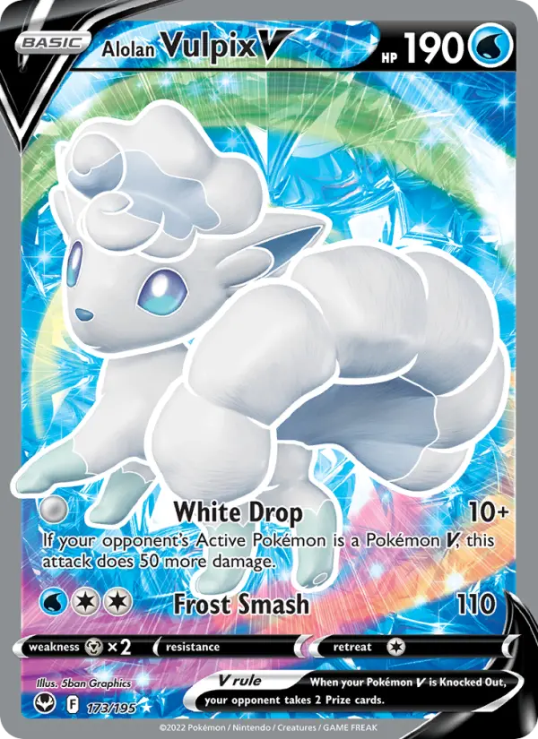 Alolan Vulpix V from swsh12